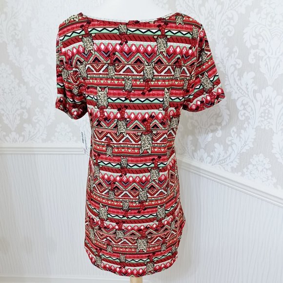 NWT LuLaRoe Christmas Scottie Dog Scottish Terrier Classic T-Shirt Size Medium - Picture 4 of 5